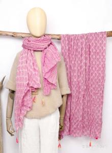 Sarah & Sally Schal pink